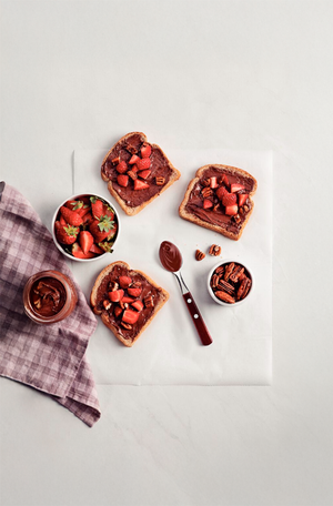 Colher para Sobremesa com Lâmina Aço Inox e Cabo Tratada Polywood Vermelho