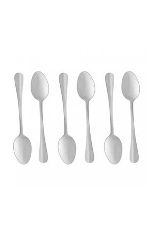 Conjunto de Colheres de Chá de Aço Inox Positano 6 Peças