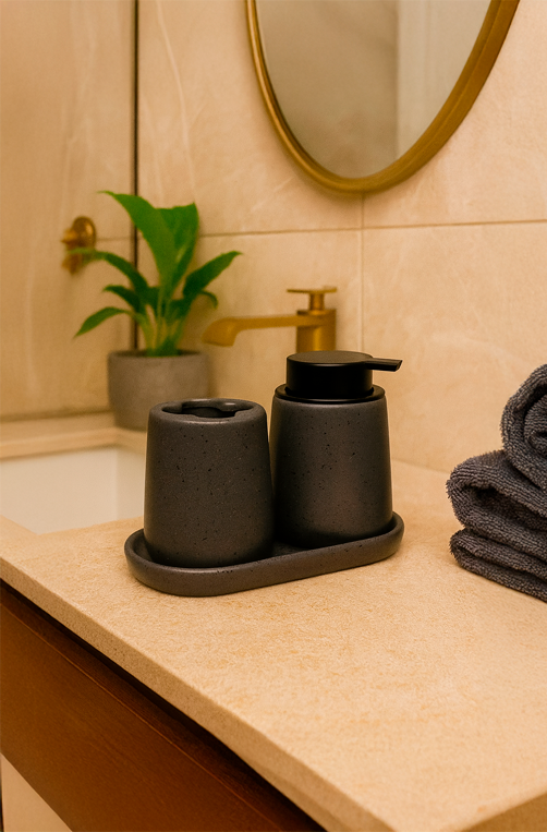 Conjunto para Banheiro em Ceramica 3 Peças