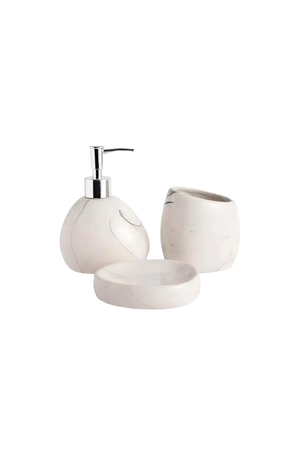 Jogo para Banheiro em Cerâmica 3 Peças