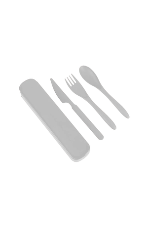 Conjunto de Talheres em Polipropileno com Estojo 4 Peças