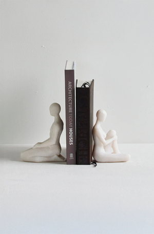 Conjunto de Suportes para Livros Back Bookend 2 Peças