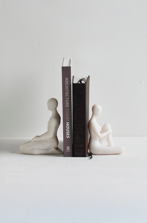 Conjunto de Suportes para Livros Back Bookend 2 Peças