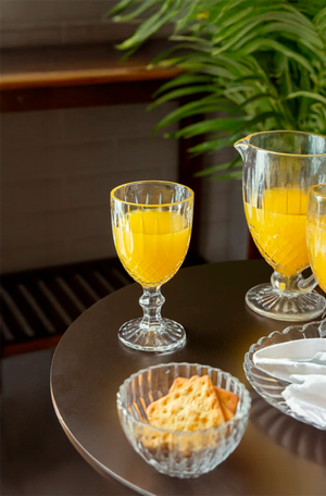 Conjunto de 6 Taças de Água De Vidro Greek 320Ml