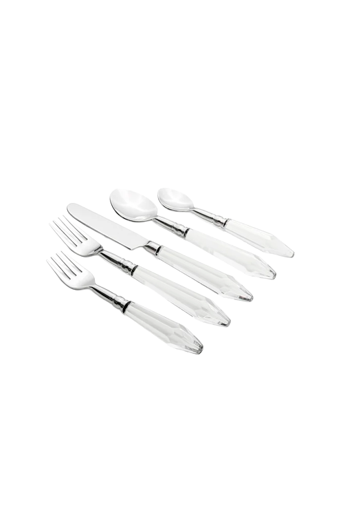 Conjunto de Talheres Garbo Luma Silver 30 Peças