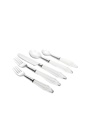 Conjunto de Talheres Garbo Luma Silver 30 Peças