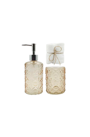 Jogo para Banheiro em Vidro 3 Peças