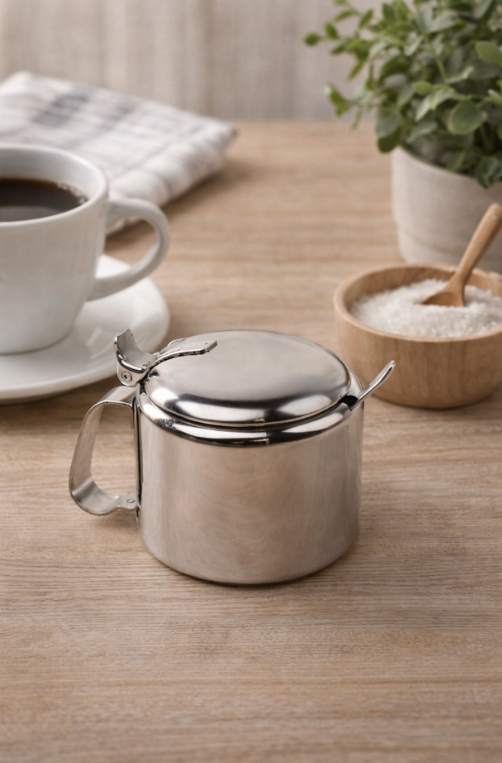 Açucareiro Lyon em Aço Inox