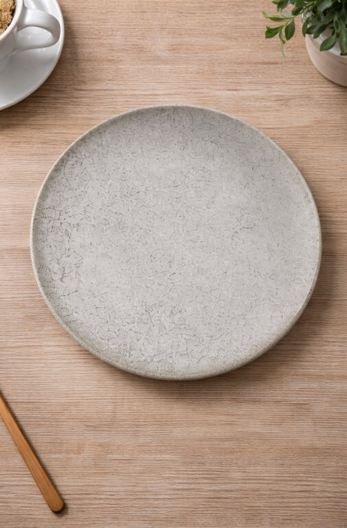 Prato Raso em Cerâmica