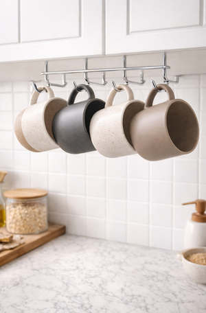 Suporte para Xícara em Aço Inox  12 Peças