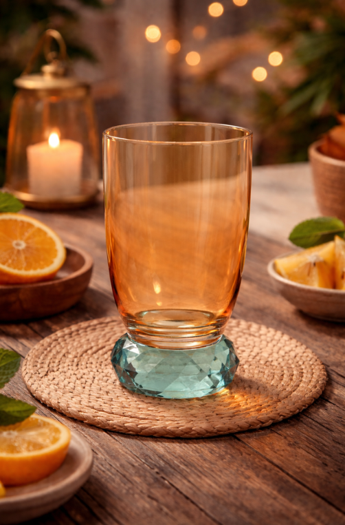 Copo Epcot Âmbar e Azul 460ml