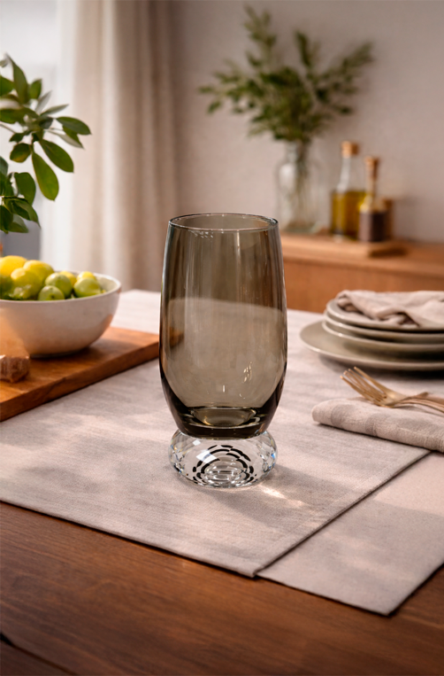 Copo Alto Ônix Cinza 450ml