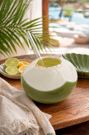 Vaso Decorativo Red Coco Verde 700ml