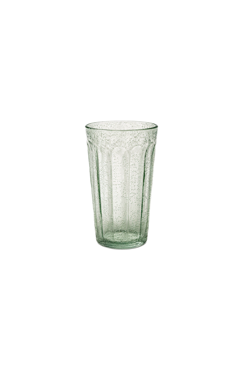 Copo Long Drink com Bolhas Verde em Acrilico 590ml