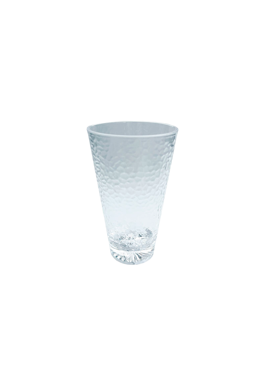 Copo Longo Craquelado com Base Degradê em Acrilico 500ml