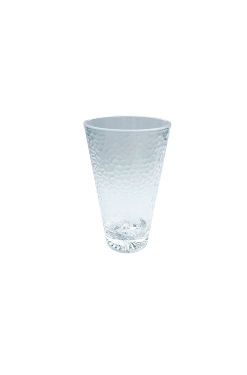 Copo Longo Craquelado com Base Degradê em Acrilico 500ml