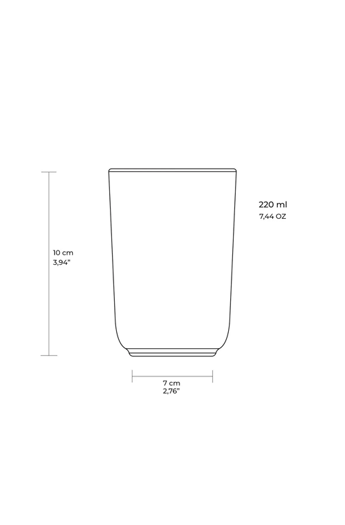 Copos Neo Stoneware Latte 220ml