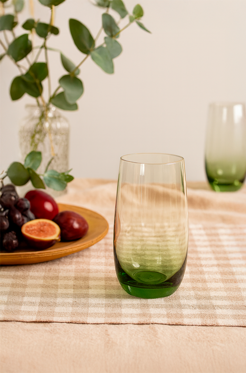 Conjunto de Copos Classic Colors Verde 475ml 6 Peças