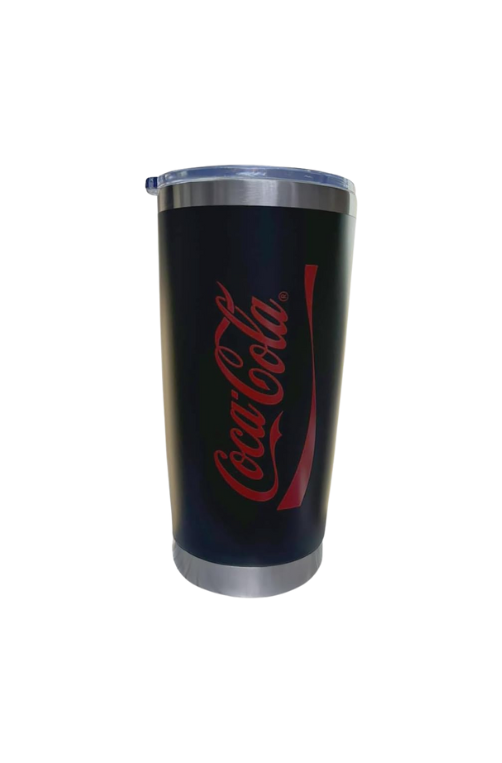 Copo Térmico Coca-Cola com Tampa Preto 500ml