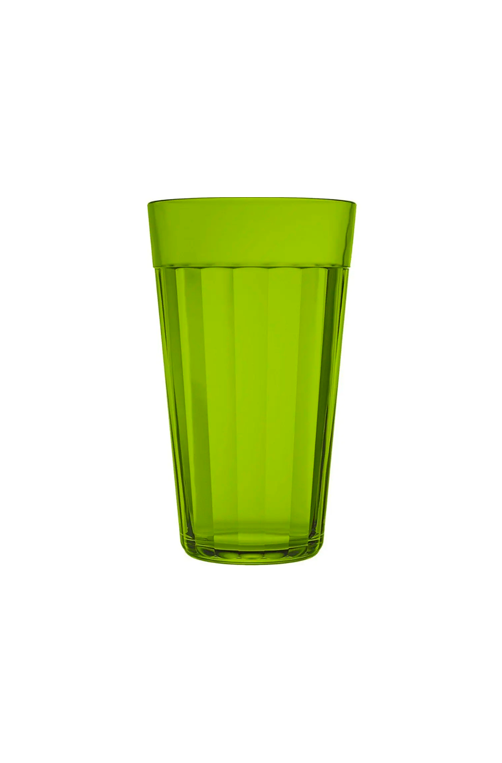 Copo Long Drink Americano Verde em Vidro 450ml