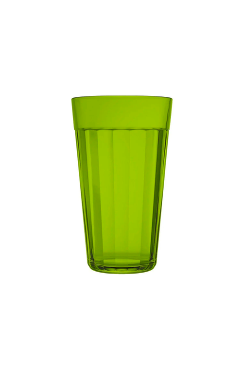 Copo Long Drink Americano Verde em Vidro 450ml