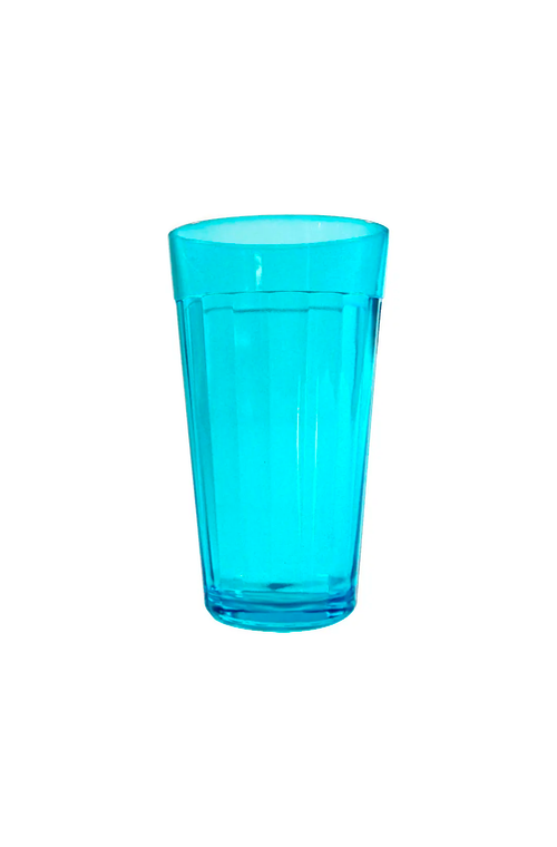 Copo Long Drink Americano Azul em Vidro 450ml