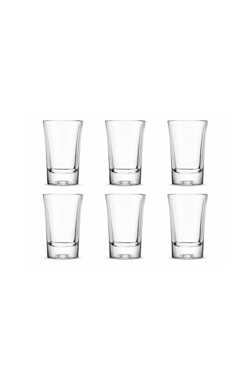 Conjunto de Copo para Shot Dia a Dia em Vidro 40ml 6 Peças