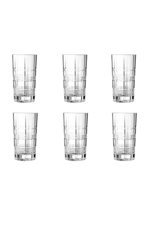 Conjunto de Copos Alto de Vidro 280ml 6 peças