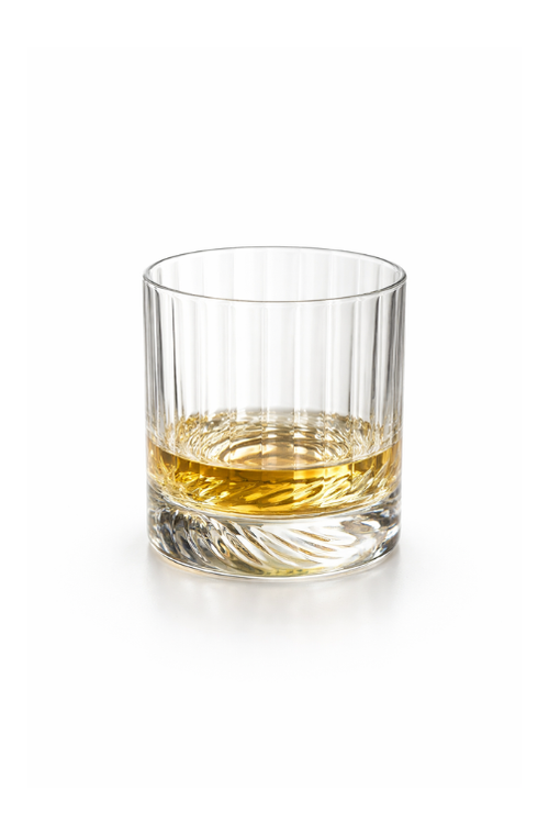 Copo de Whisky com Fundo Dourado 250ml