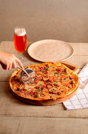 Cortador de Pizza em Liga de Zinco com Cabo Antiderrapante Chef Pro