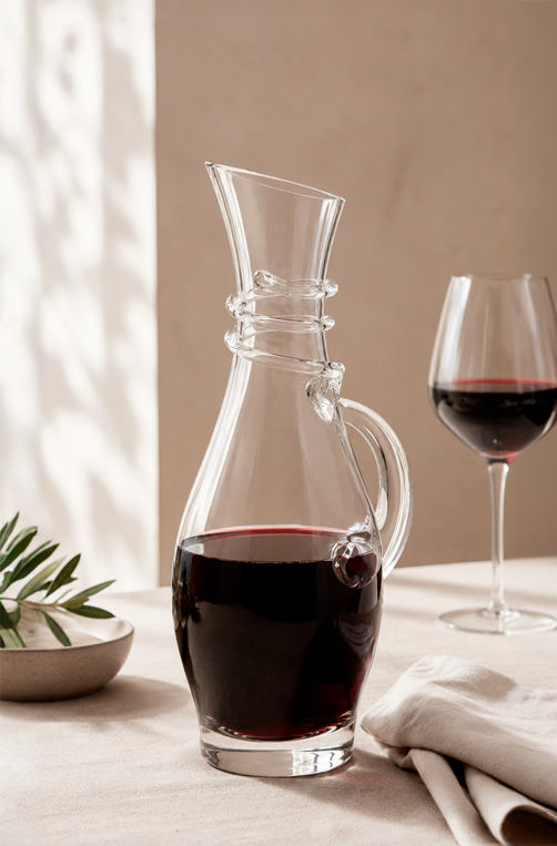 Decanter para Vinho Transparente em Vidro 1,5L