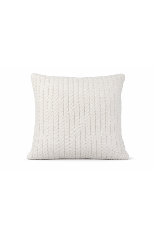 Almofada Tricô Trama Trançada Natural