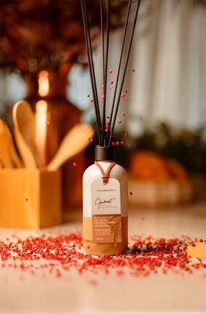 Difusor de Perfume Pimenta Rosa em Vidro