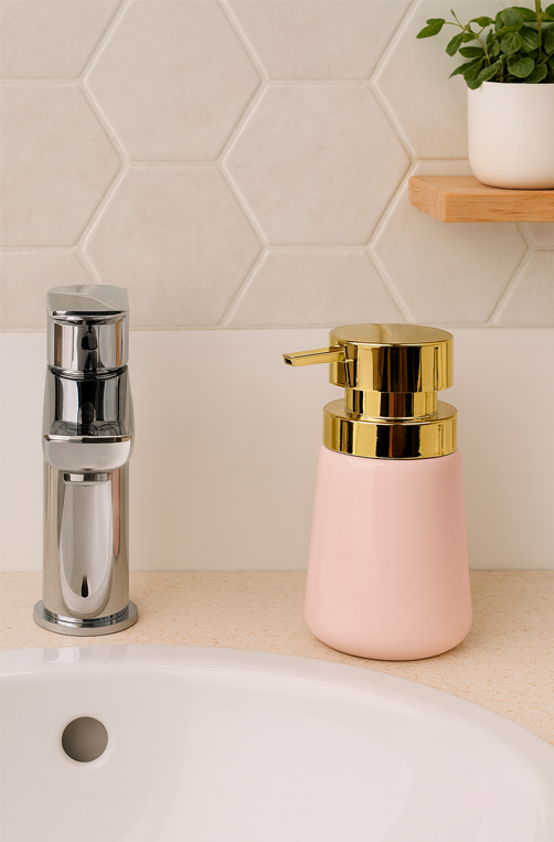 Porta Sabonete Líquido Porcelana