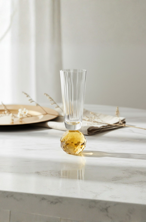 Taça de Champanhe em Vidro Epcot Gold 300ml