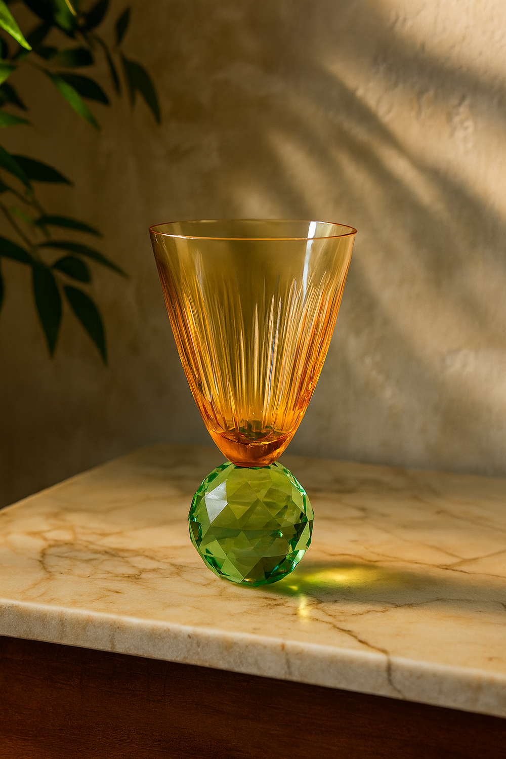 Taça de Vidro Epcot Verde 350ml