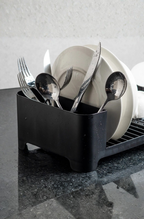 Escorredor de Louças Compact  Trium Preto