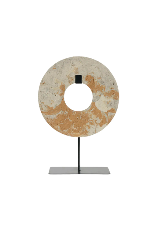 Escultura Decorativa Natural com Base em Cimento