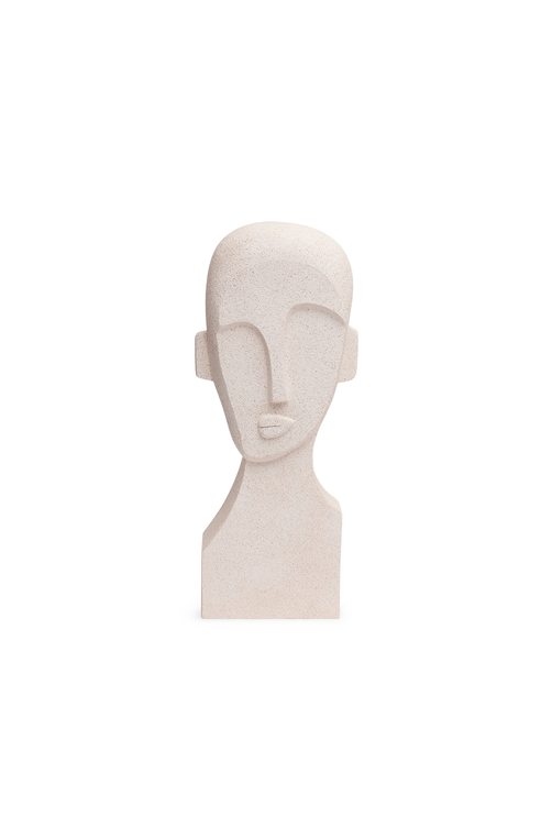 Escultura Decorativa Face em Poliresina
