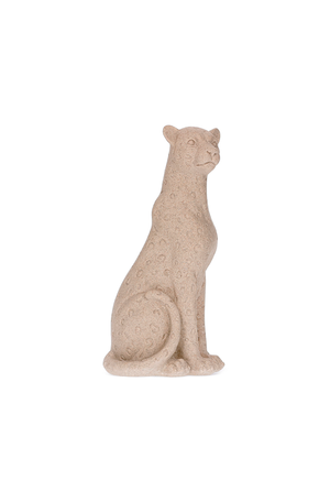 Escultura Decorativa Leopardo em Poliresina 33cm
