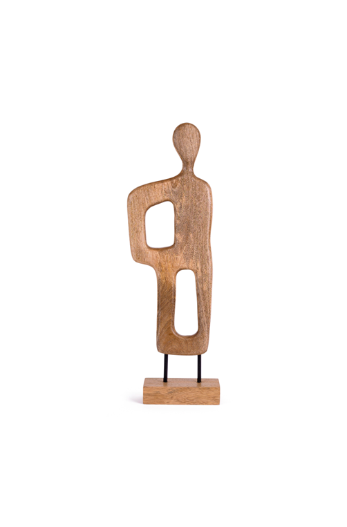Escultura de Madeira 56cm