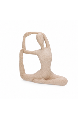 Escultura Decorativa Yoga Posição Pombo Real
