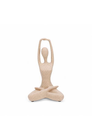 Escultura Decorativa Yoga Posição de Lótus