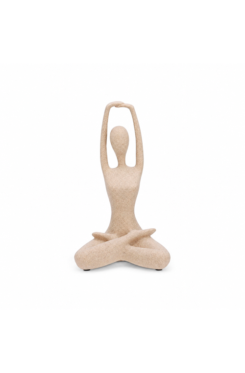 Escultura Decorativa Yoga Posição de Lótus
