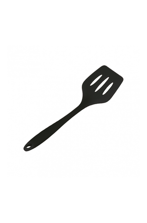Espátula Vazada de Silicone Preto 29,7cm