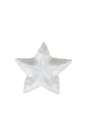 Bowl em Forma de Estrela Marina em Vidro 28cm