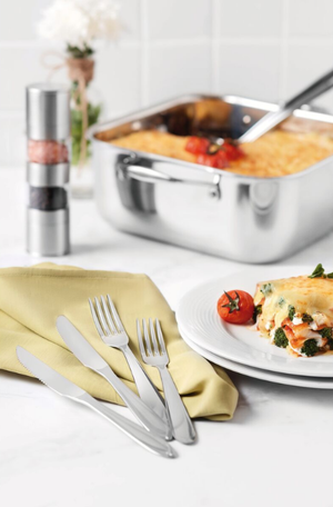 Faqueiro Laguna em Aço Inox 36 Peças