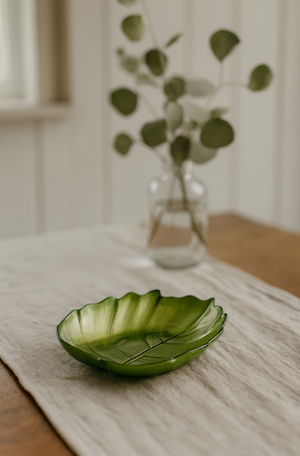 Folha Decorativa Elm Verde