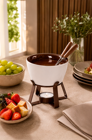 Jogo de Fondue Binche em Cerâmica 5 Peças