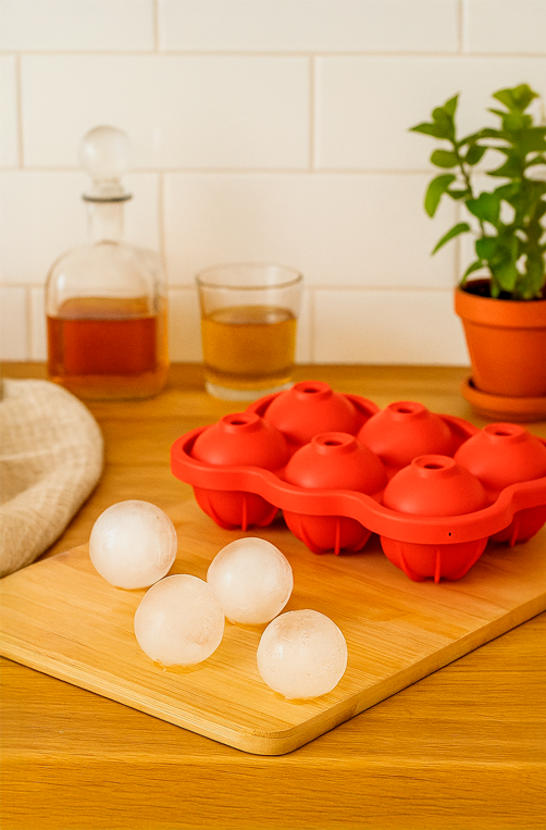 Forma de Gelo Silicone Redondo